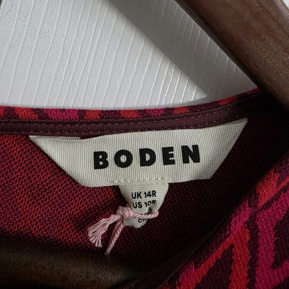 Boden USA Boden Jacquard A-line Mini Dress, Size 10 - Picture 6 of 8